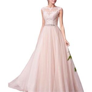 Rebecca Ingram Carrie Romantic Ballgown Wedding Dress NWOT 12